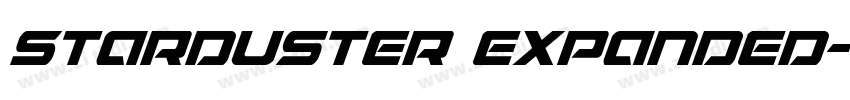 Starduster Expanded字体转换